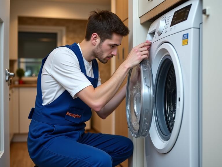 Servis khusus mesin basuh dan peti sejuk untuk rumah teres
